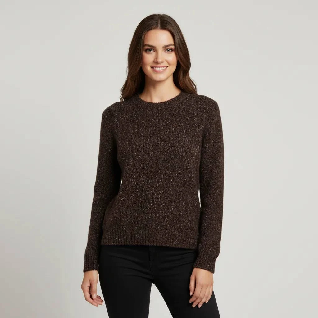 Maglione donna misto alpaca con paillettes GUS AI63005