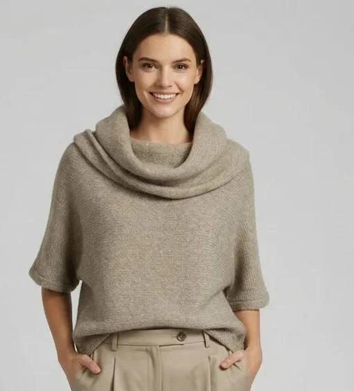 Maglia donna collo ampio misto alpaca GUS AI63011