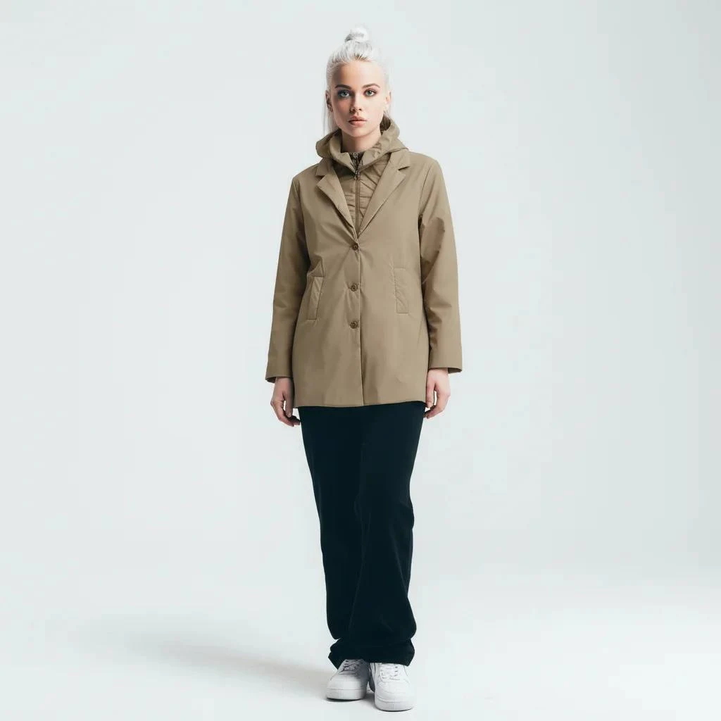 Giubbino donna in lana di cammello GUS DI6022