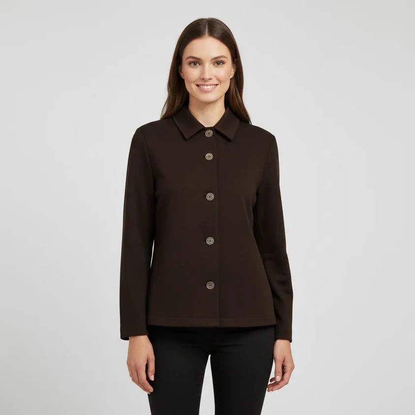 Camicia donna in punto Milano moro GUS DI68021