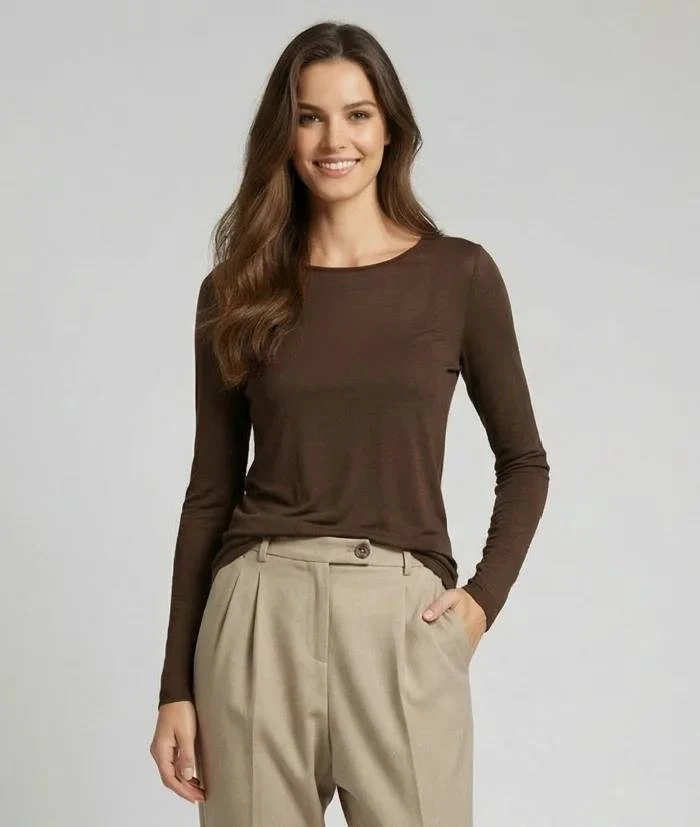 Maglia cachemire donna moro GUS EI63055
