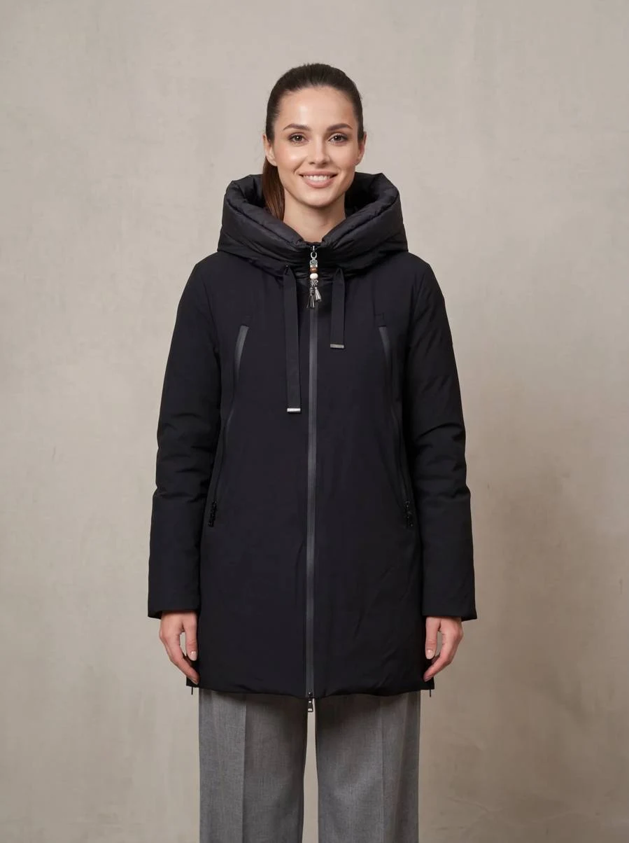 Parka donna impermeabile blu GUS HI5172