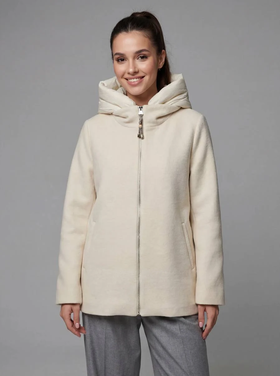 Giubbino donna bianco GUS PI6062
