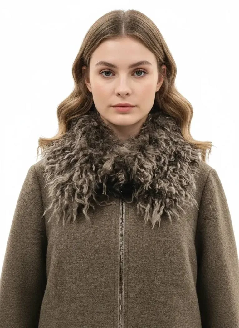 Collo in pelliccia ecologica Mongolia donna GUS QI69052