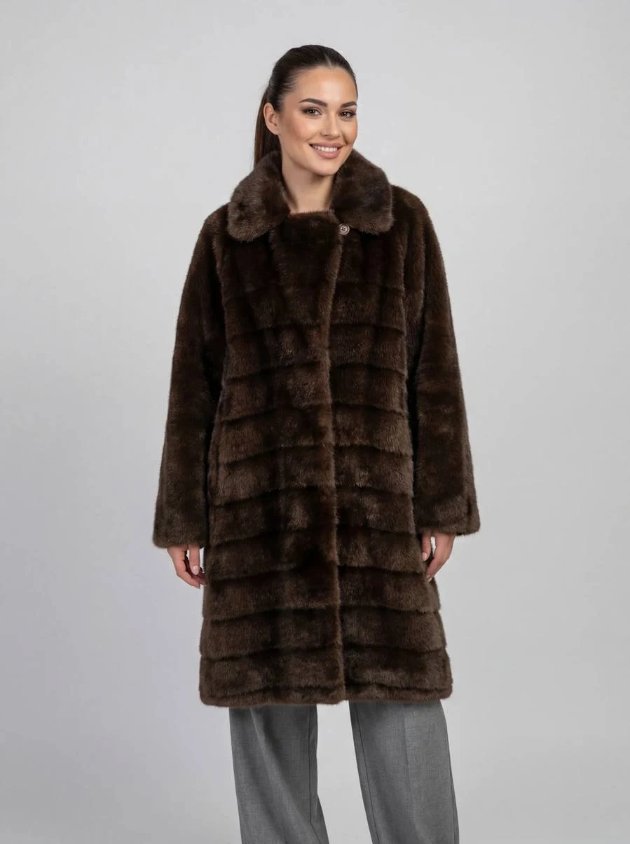 Ecopelliccia lunga donna GUS XI6152