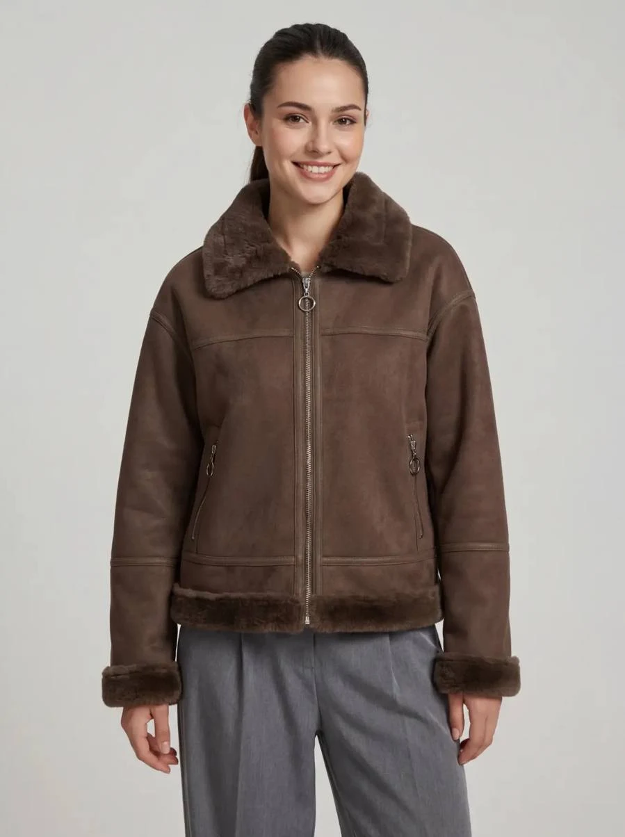 Biker de borrego ecológico mujer GUS YI6169