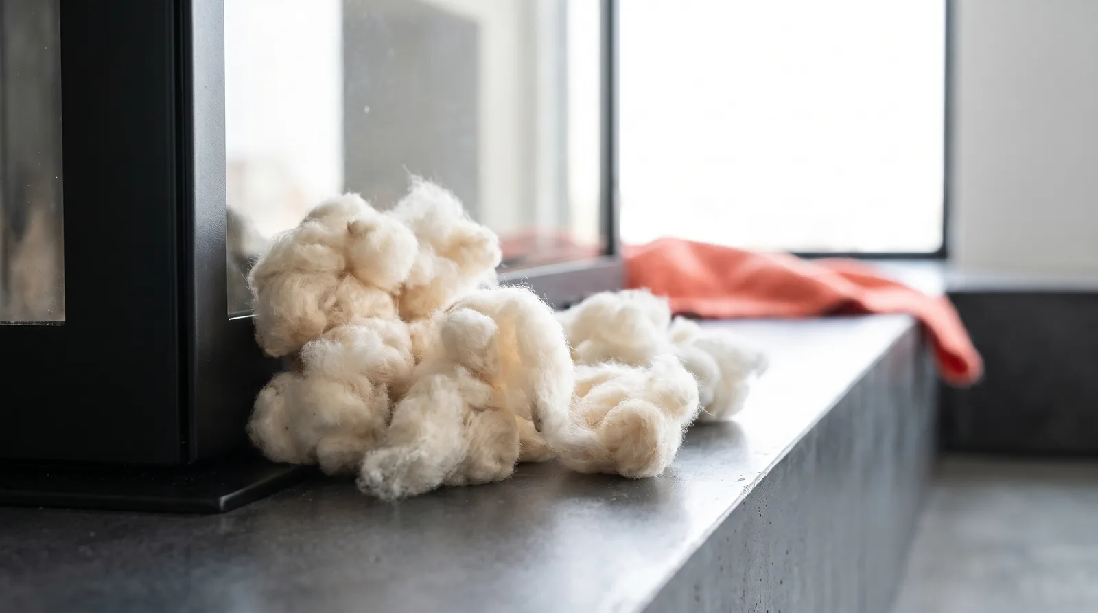 Macro di fibre di cotone grezzo non trattate